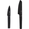 Berghoff Vegetable & Paring Knife 2-piece Set In Black