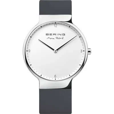 Pre-owned Bering Men's Wristwatch Max René Ultra Slim - 15540-400 Silicone