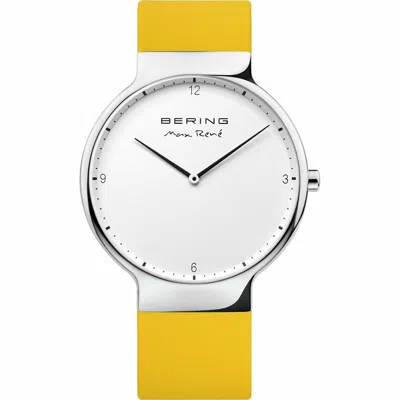 Pre-owned Bering Men's Wristwatch Max René Ultra Slim - 15540-600 Silicone