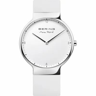 Pre-owned Bering Men's Wristwatch Max René Ultra Slim - 15540-904 Silicone