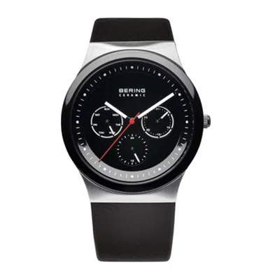 Pre-owned Bering Men's Wristwatch Slim Ceramic - 32139-402 Leather