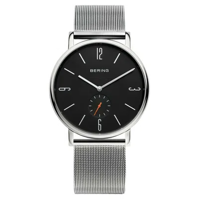 Pre-owned Bering Men's Wristwatch Slim Radio Control - 53739-002 Meshband