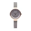 Bering Slim Solar Womens Two Tone Stainless Steel Bracelet Watch 14631-369 In Multi