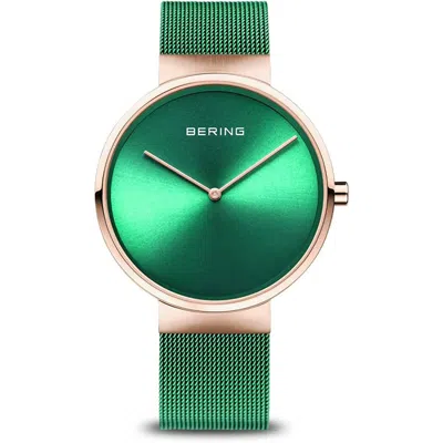 Pre-owned Bering Unisex Watch Wrist Watch Classic Collection - 14539-868 Meshband