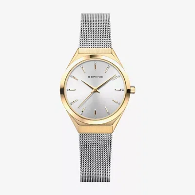 Bering Womens Silver Tone Stainless Steel Bracelet Watch 18729-010