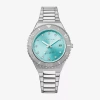 Bering Womens Silver Tone Stainless Steel Bracelet Watch 18936-707 In Silver