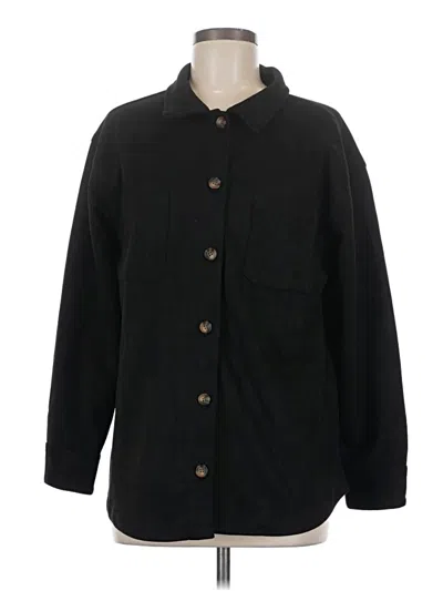 Pre-owned Berkley Jensen Cardigan Sweater In Black