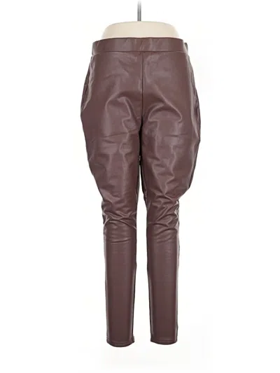 Pre-owned Berkley Jensen Leggings In Brown