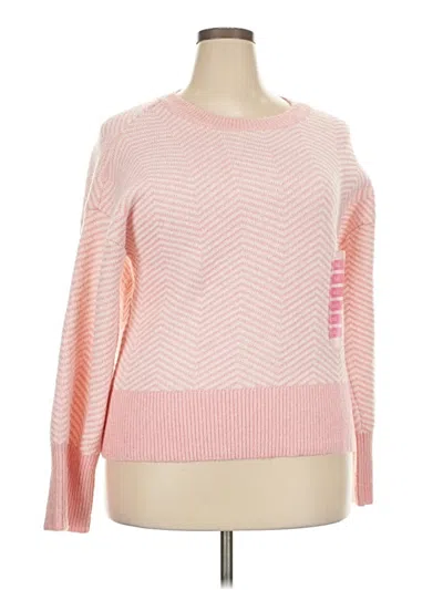 Pre-owned Berkley Jensen Pullover Sweater In Pink