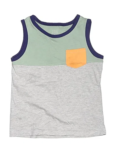 Pre-owned Berkley Jensen Kids' Sleeveless Top Gray Tops