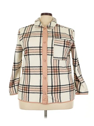 Pre-owned Berkley Jensen Sweater Vest In Tan