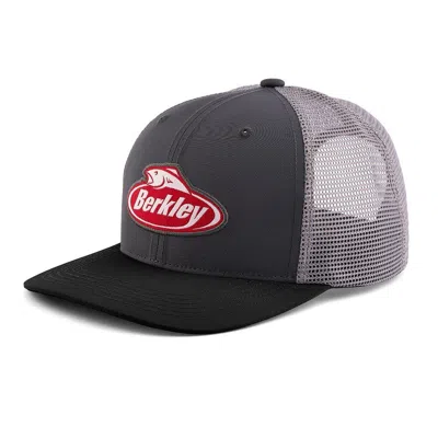 Berkley Performance Logo Trucker Snapback Hat In Black