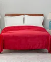Berkshire Classic Velvety Plush Blanket, Full/queen, Exclusively At Macy's In Deep Redwood