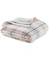 Berkshire Classic Velvety Plush Blanket, King, Exclusively At Macy's In Blue Plaid