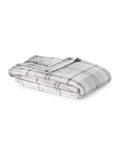Berkshire Home Velvetloft Plush Blanket, Full/queen In Gray Multi