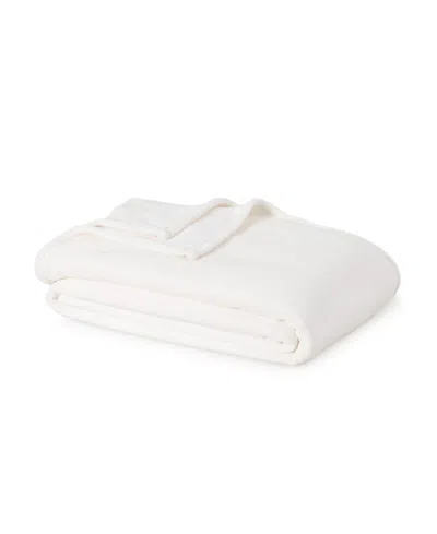 Berkshire Home Velvetloft Plush Blanket, King In White