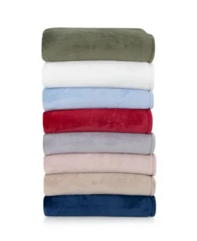Berkshire Home Velvetloft Plush Blanket In Multi