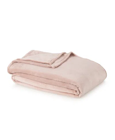 Berkshire Home Velvetloft Plush Blanket, Twin In Blush