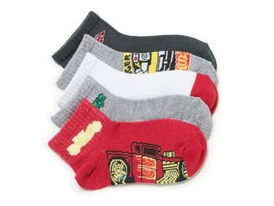 Berkshire Hot Wheels Kids' Quarter Socks 5 Pack In Multicolor