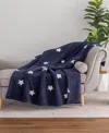 Berkshire Jill Martin Reversible Oversized Throw, 60" X 70" In Blue