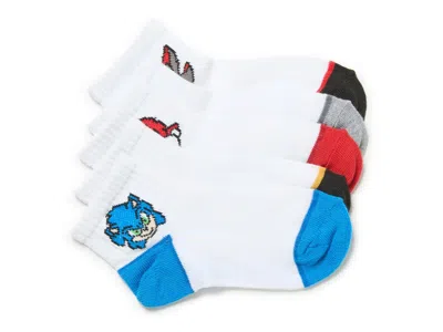 Berkshire Sonic The Hedgehog Kids' Quarter Socks 5 Pack In Multicolor
