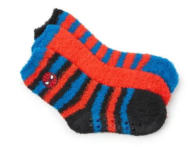 Berkshire Spiderman Cozy Kids' Socks 3 Pack In Multicolor
