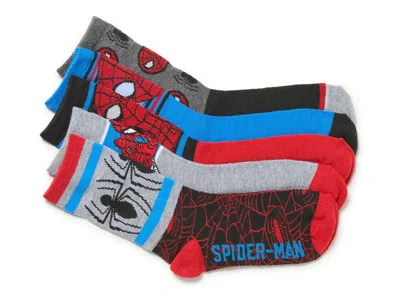 Berkshire Spiderman Kids' Crew Socks 5 Pack In Multicolor