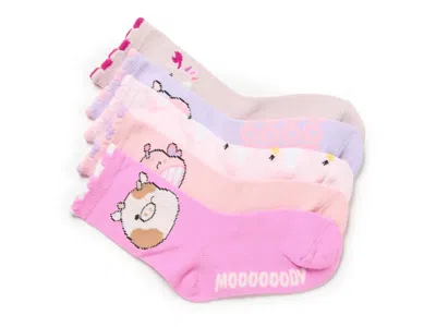 Berkshire Squishmallow Kids' Crew Socks 5 Pack In Multicolor