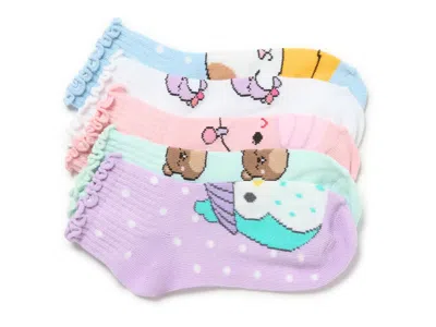 Berkshire Squishmallow Kids' Quarter Socks 5 Pack In Multicolor