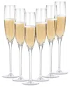 Berkware Set Of 6 Classic Sparkling Champagne Glasses