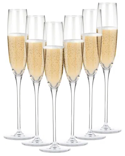 BERKWARE BERKWARE SET OF 6 CLASSIC SPARKLING CHAMPAGNE GLASSES