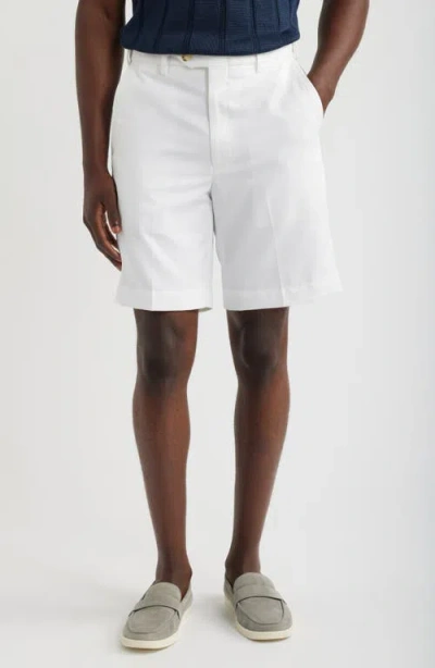 Berle Microfiber Flat Front Shorts In Multi