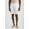 Berle Microfiber Pleated Shorts In Multi