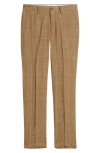 Berle Windowpane Check Linen Pants