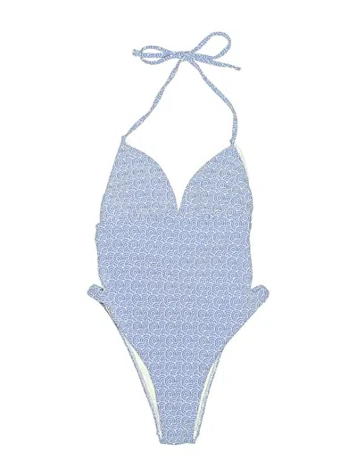 Pre-owned Berlook One Piece Swimsuit In Blue