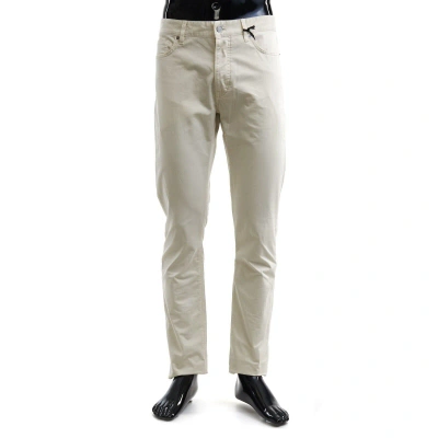 Pre-owned Berluti 820$ Garment Dyed Denim Trousers In White