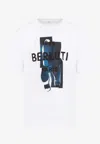 Berluti Optic White Printed Cotton T-shirt In White