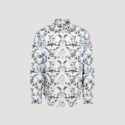 Berluti Long-sleeved Printed Shirt In Multi