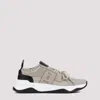 Berluti Mesh Sneakers Leather Inserts In Beige