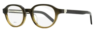 Berluti Bl50020u Oval Acetate Eyeglasses In White