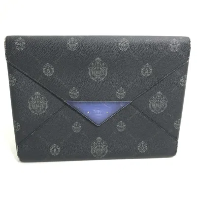 Pre-owned Berluti Black Leather Clutch Bag ()