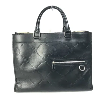 Pre-owned Berluti Black Leather Tote Bag ()