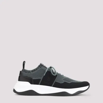 Berluti Black Round Toe Sneakers