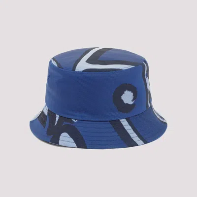 BERLUTI BLUE GIANT SCRITTO BUCKET HAT