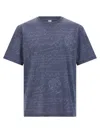 Berluti Crew Neck Short-sleeved T-shirt In Blue