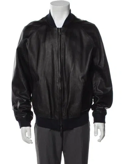 Pre-owned Berluti Bomber Jacket In Black