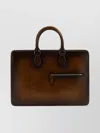 Berluti Briefcase Bag Featuring Adjustable Strap In Brown