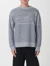Berluti Long-sleeved Sweater In Gray