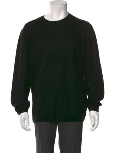 Pre-owned Berluti Cashmere Crew Neck Pullover In Black