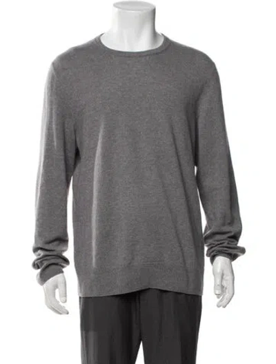 Pre-owned Berluti Cashmere Crew Neck Pullover In Grey